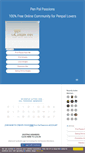 Mobile Screenshot of penpalpassions.com